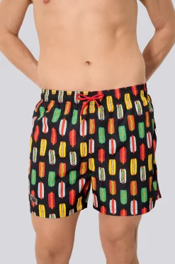 Bañador Médio Ysabel Mora Estampado Hot Dog. Coleção Yumy