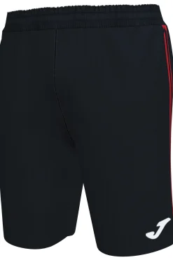 Bermuda Calção Joma Classic Preto Vermelho
