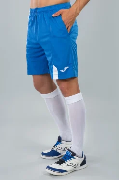 Bermuda Calção Joma Supernova Azul Royal Branco
