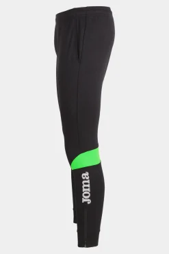 Calça Comprida Joma Championship VI Preto Verde Fluorescente