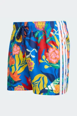 Calções De Natação Mexicana Florals 3 Stripes 5 Polegadas adidas