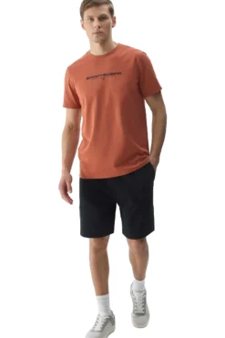 Calções Em Algodão Desportivo De Homem 4f. Preto