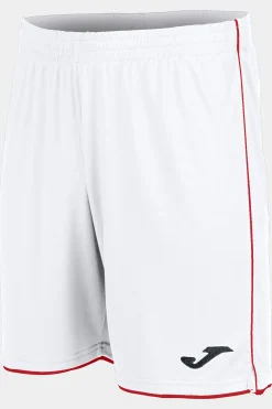 Calções Joma Liga Branco Vermelho