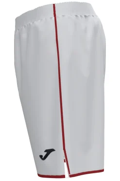 Calções Joma Liga Branco Vermelho