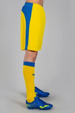 Calções Joma Tokio II Amarelo Azul Royal