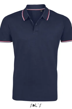 Camisa Pólo De Listras Com Contraste Masculino Prestige