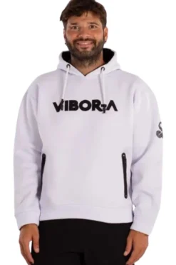 Camisola Com Capuz Homem Pádel Vibor-a Yarara. Branco