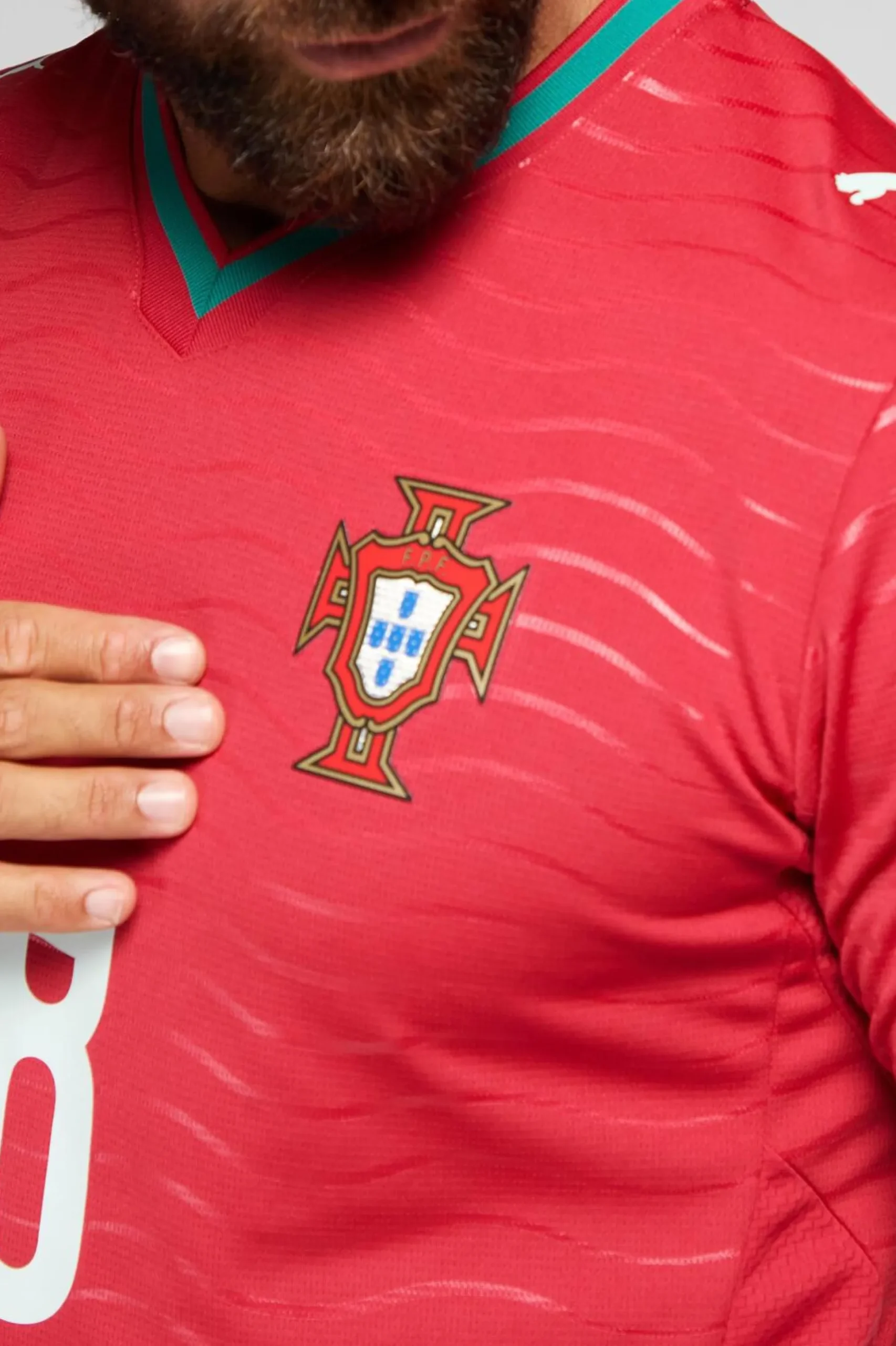 1ª Camisola Portugal Mundial 2026 Bruno Fernandes Réplica