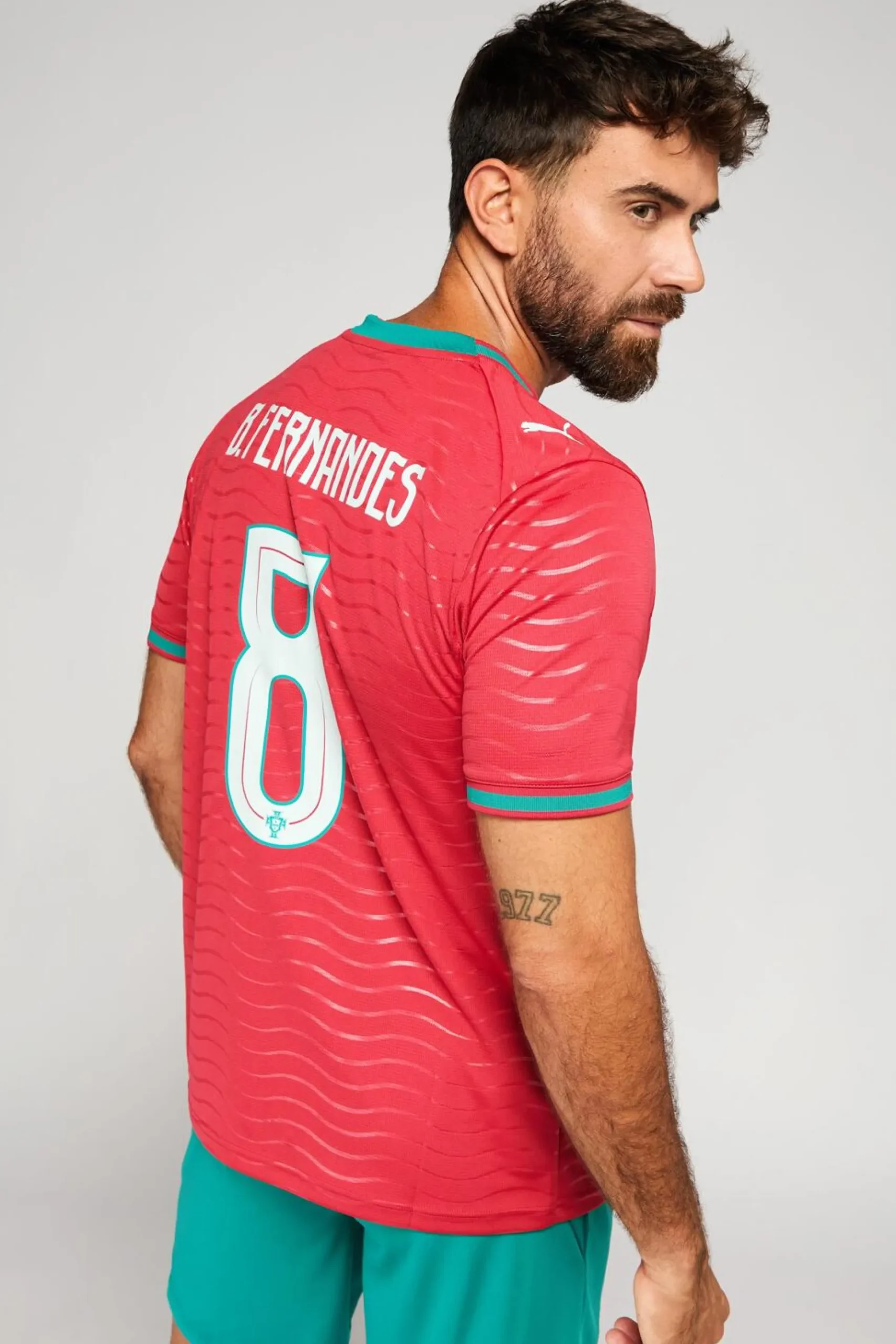 1ª Camisola Portugal Mundial 2026 Bruno Fernandes Réplica