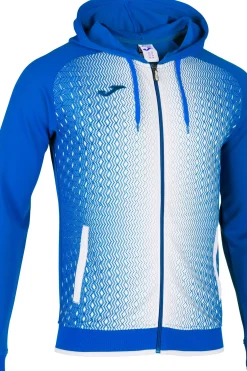Casaco Com Capuz Joma Supernova Azul Royal Branco