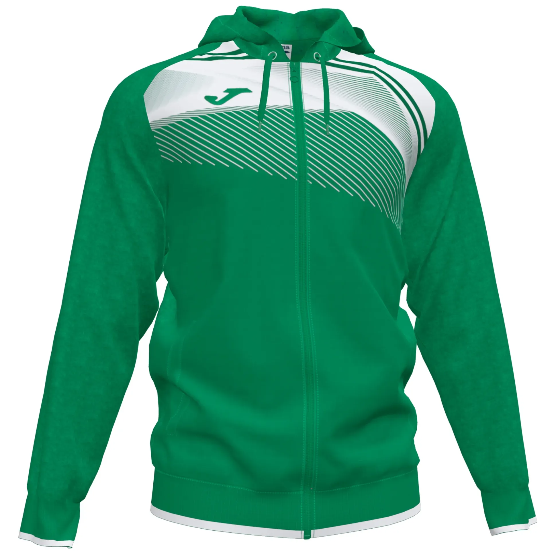 Casaco Com Capuz Joma Supernova II Verde Branco