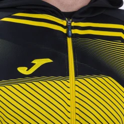 Casaco Com Capuz Joma Supernova II Amarelo Preto