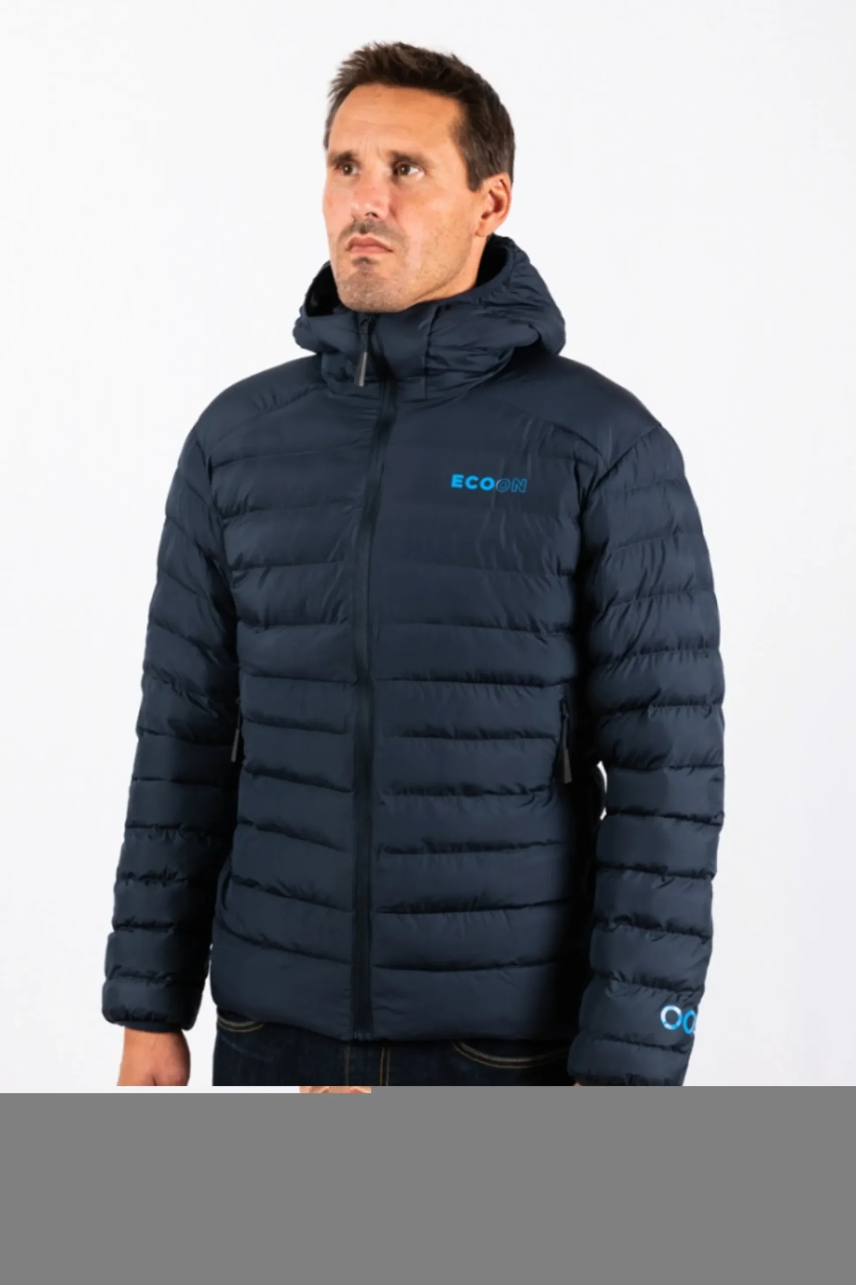 Casaco De Montanha Acolchoado Ecoon Ecothermodiscover Azul-marinho