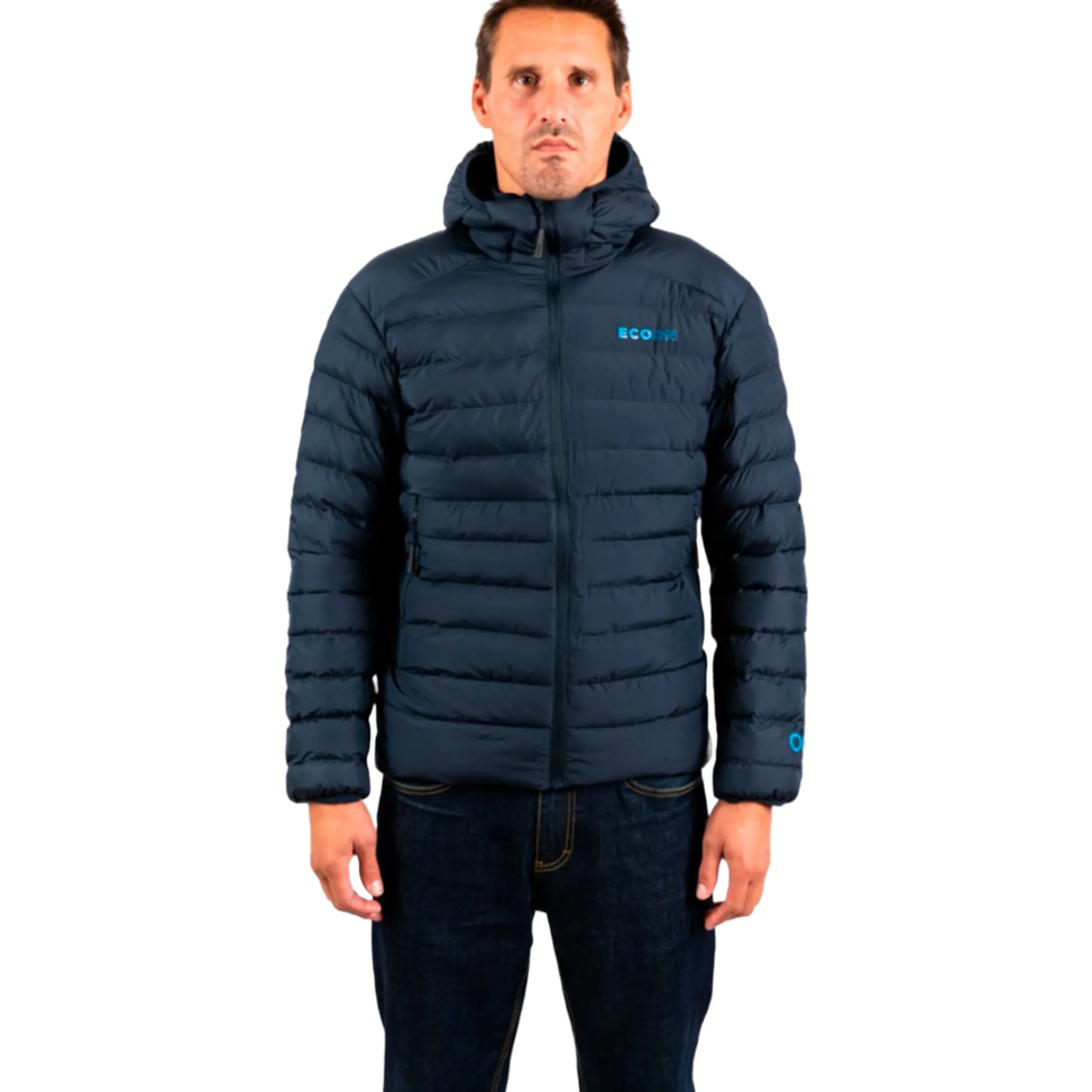 Casaco De Montanha Acolchoado Ecoon Ecothermodiscover Azul-marinho