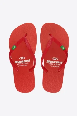Chinelos De Praia Brasileras,clasica Brasil Nl Kid ,feito No Brasil.