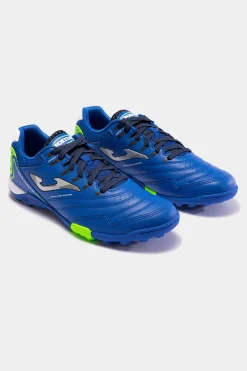Chuteiras Joma Maxima 23 Azul Royal Verde Fluorescente Tf