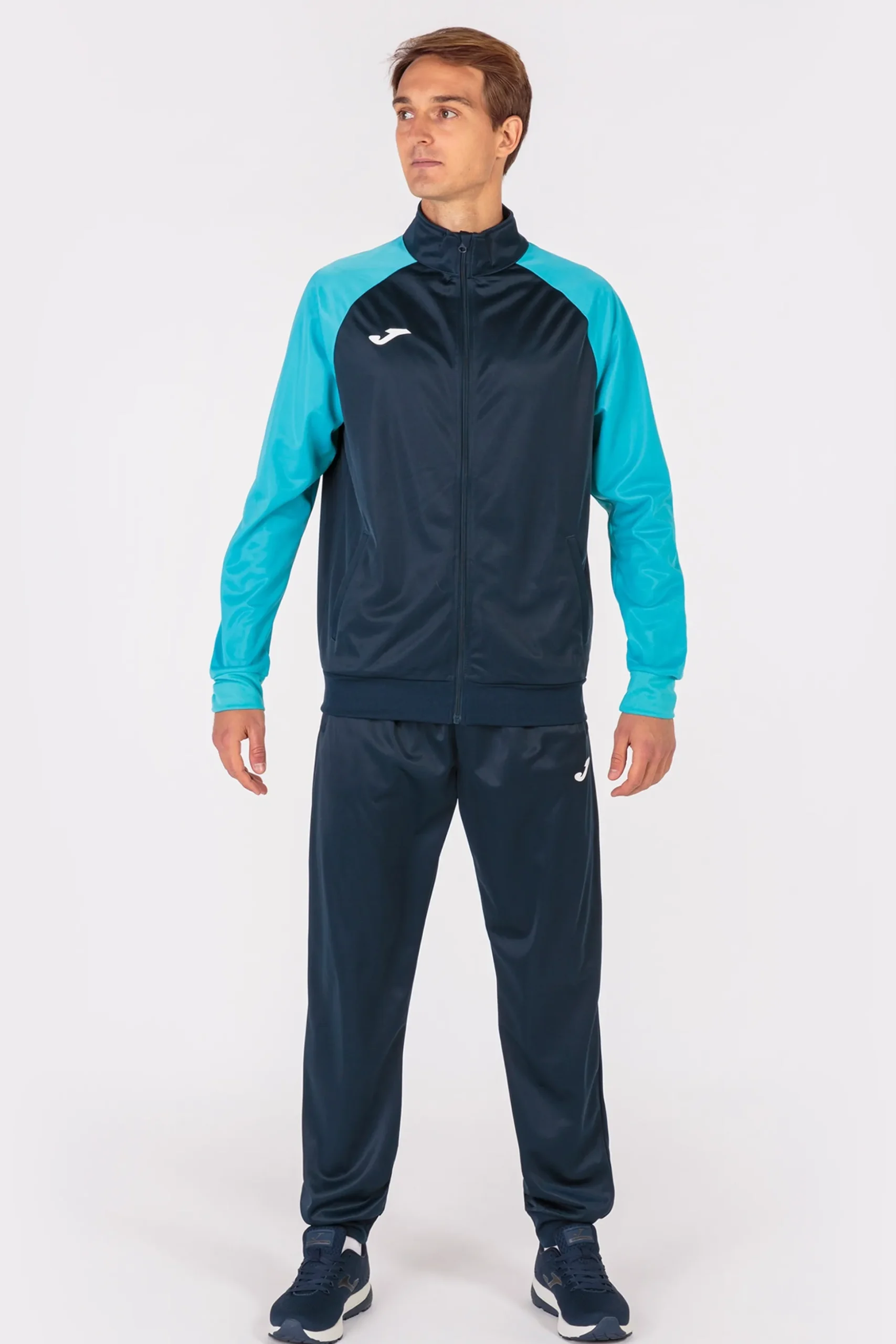 Fato De Treino Joma Academy IV Azul Marinho Azul-turquesa Fluorescente