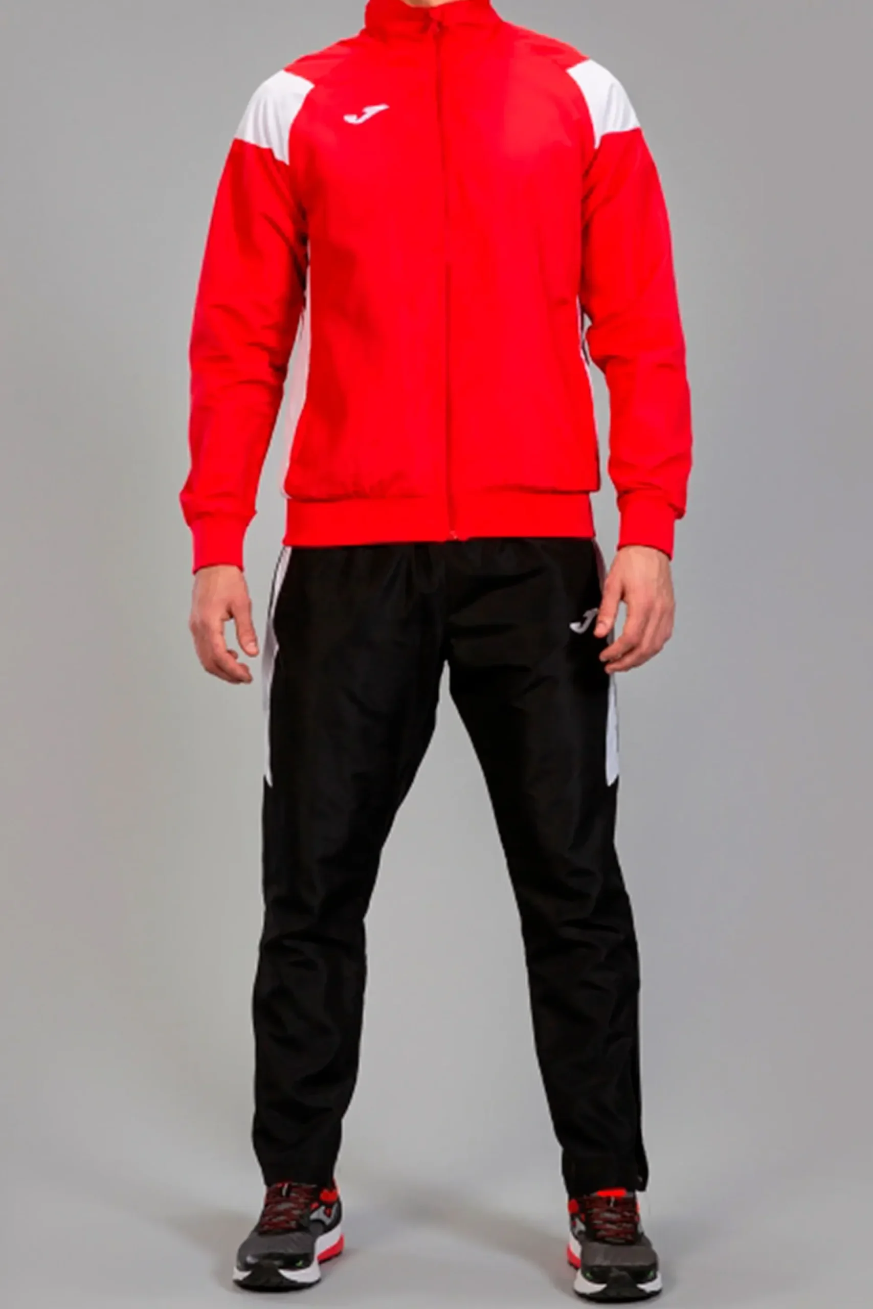 Fato De Treino Joma Crew III Vermelho Branco
