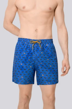 Maiô Longo Ysabel Mora Estampado Com Cães. Coleção Hot Dog