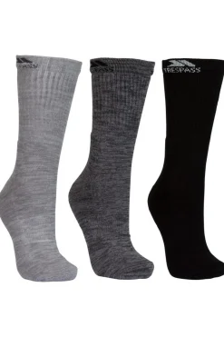 Meias De Caminhada Para Homens (pacote De 3) Trespass Jackbarrow