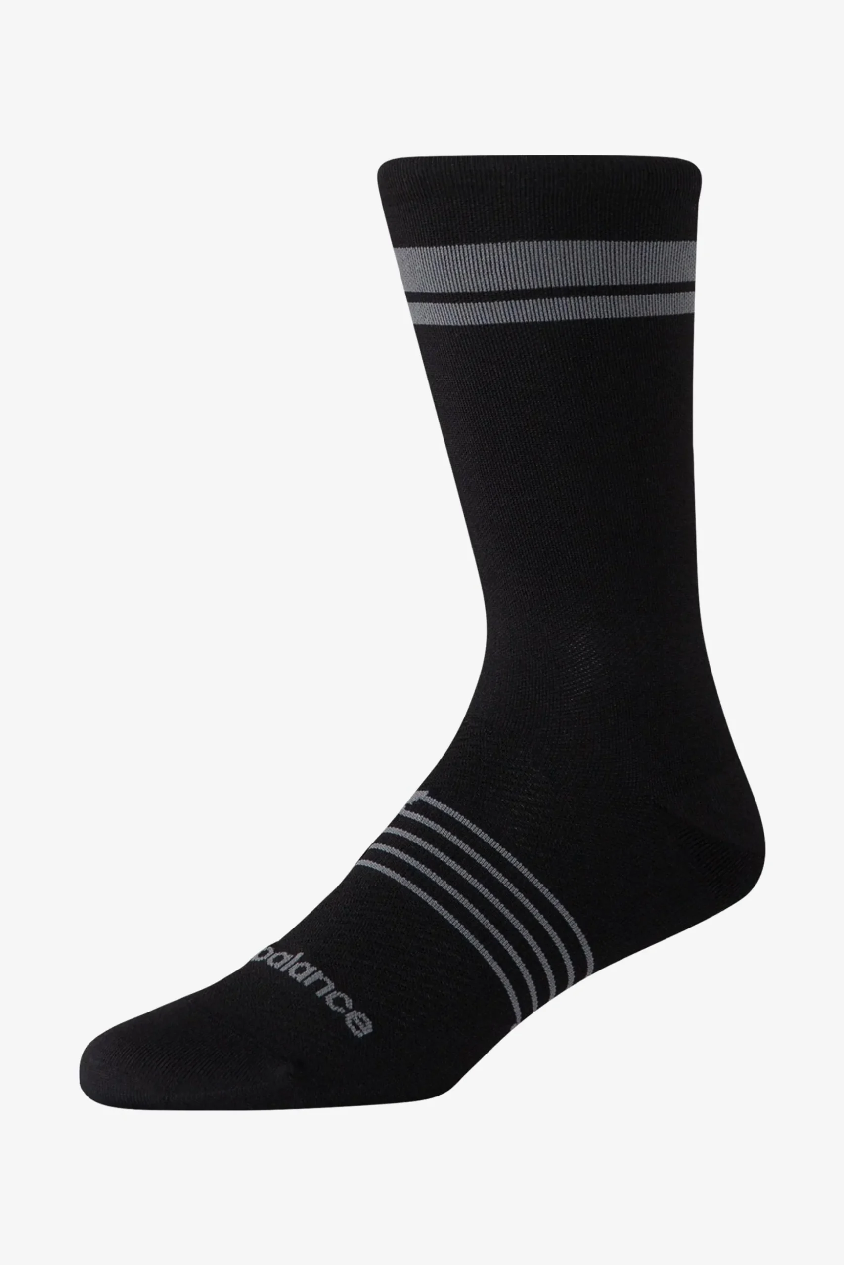 Meias New Balance Pro Run Crew Cinza (1 Par)