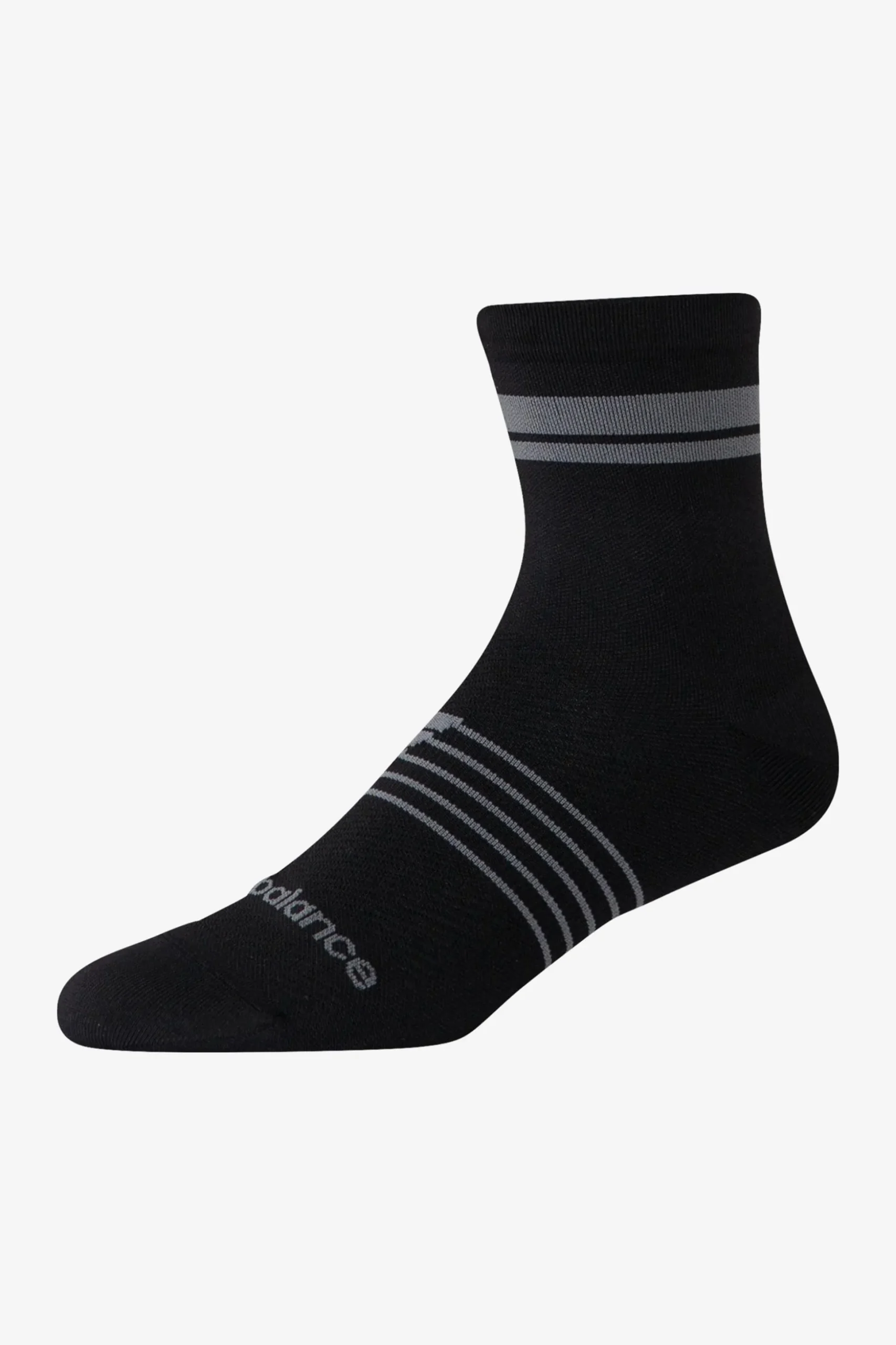 Meias New Balance Pro Run Quarter Cinza (1 Par)