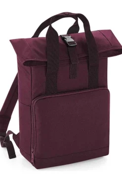 Mochila Unisex Adult Roll Top Twin Handle Backpack Bagbase