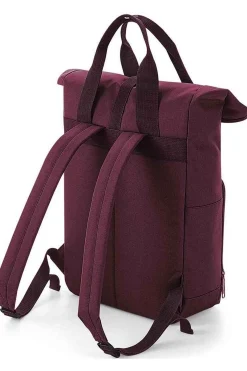 Mochila Unisex Adult Roll Top Twin Handle Backpack Bagbase