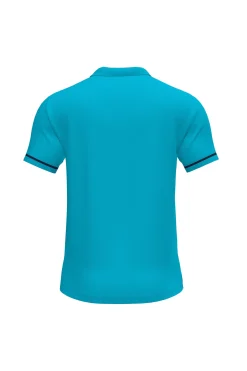 Pólo M/c Joma Championship VI Azul-turquesa Fluorescente Azul Marinho