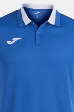 Pólo M/c Joma Championship VI Azul Royal Branco