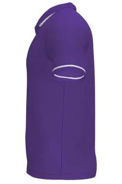 Pólo M/c Joma Championship VI Roxo Branco