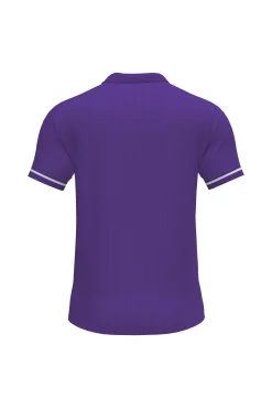 Pólo M/c Joma Championship VI Roxo Branco