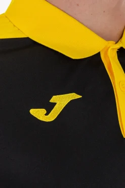 Pólo M/c Joma Championship V Preto Amarelo