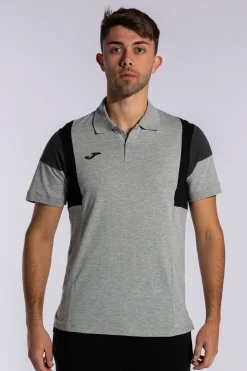 Pólo M/c Joma Confort III Cizento Melange