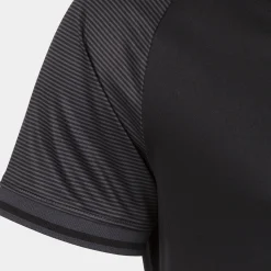 Pólo M/c Joma Essential II Preto Antracite