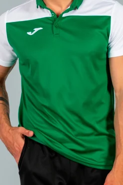 Pólo M/c Joma Hobby II Verde Branco