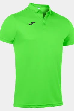 Pólo M/c Joma Hobby Verde Fluorescente