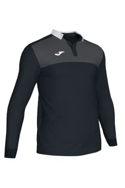Polo De Manga Comprida Joma Winner II Preto Antracite