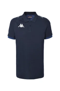 Polo Kappa Caldes Azul Marinho Para Homem