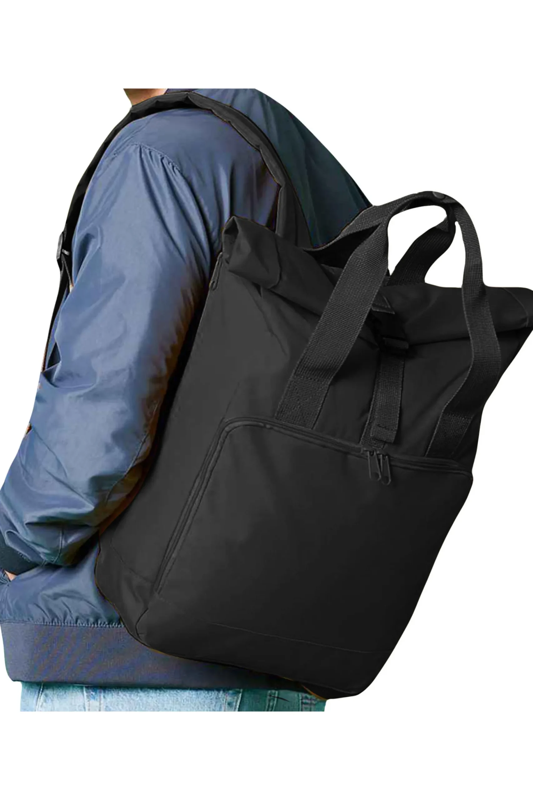 Roll Top Reciclado Mochila Twin Handle Laptop Bagbase