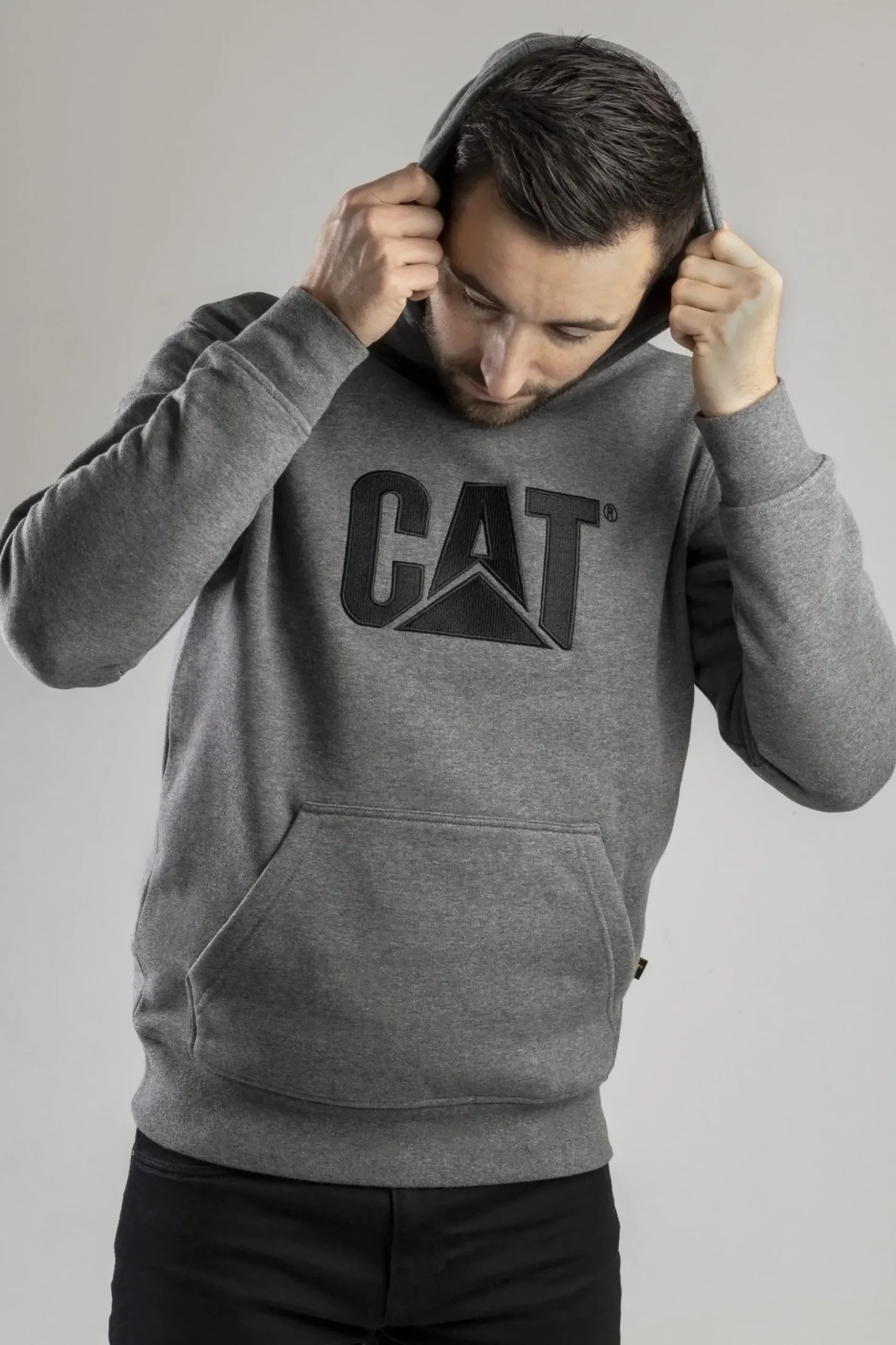 Sweatshirt Com Capuz Trademark Para Homem Caterpillar