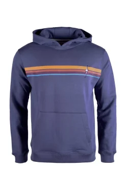 Sweatshirt Lightning Bolt Retro Stripes Hoodie
