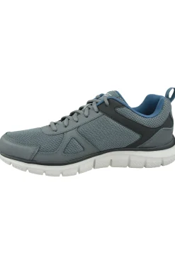 Ténis Skechers Track Scloric Cinza E Azul Marinho